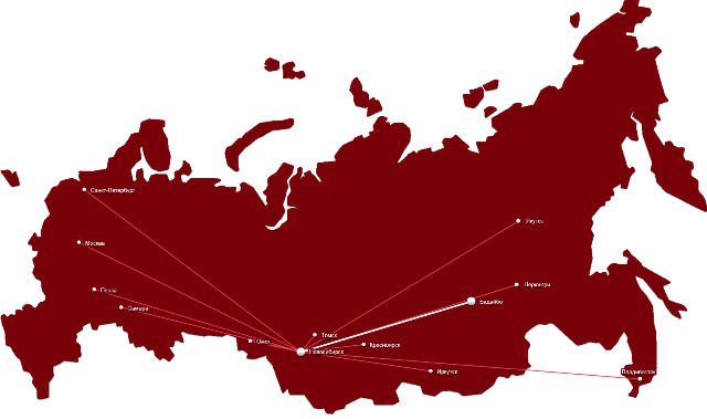 Карта перевозок. фото